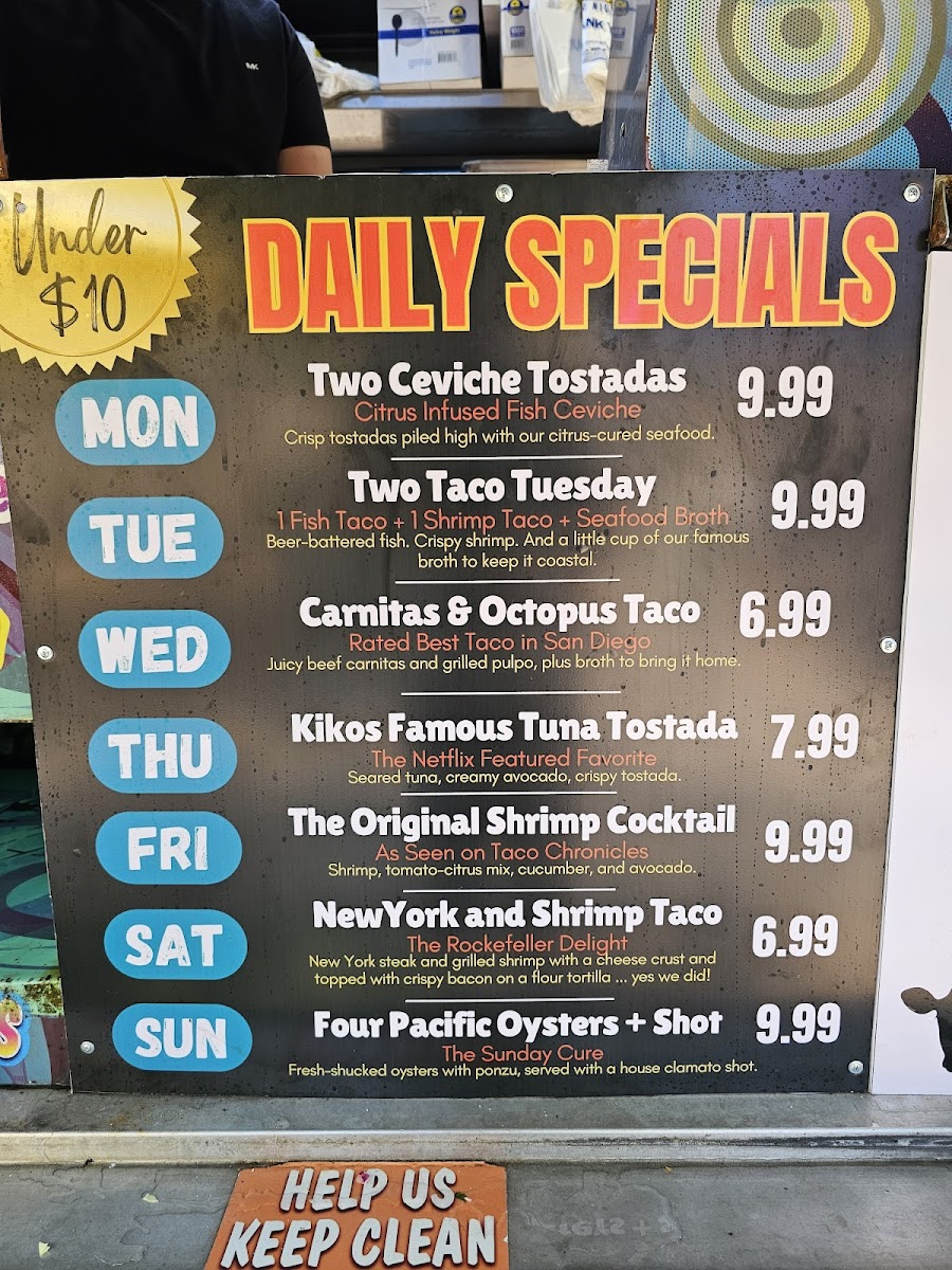 KIKOS PLACE SEAFOOD Menu - Image 2