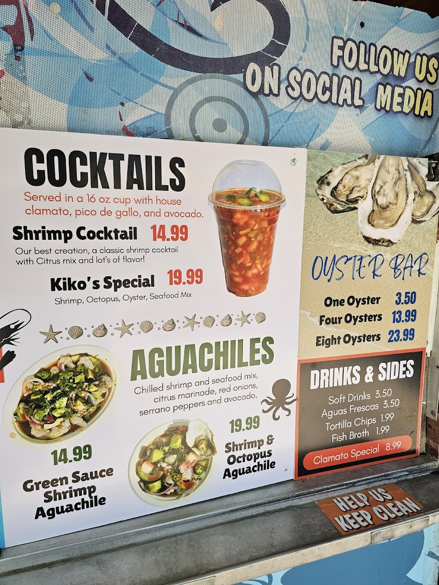 KIKOS PLACE SEAFOOD Menu - Image 5